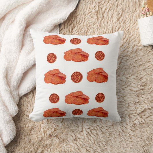 Throw Pillow Pepperoni Kissen (Decke)