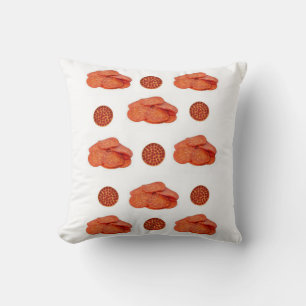 Throw Pillow Pepperoni Kissen