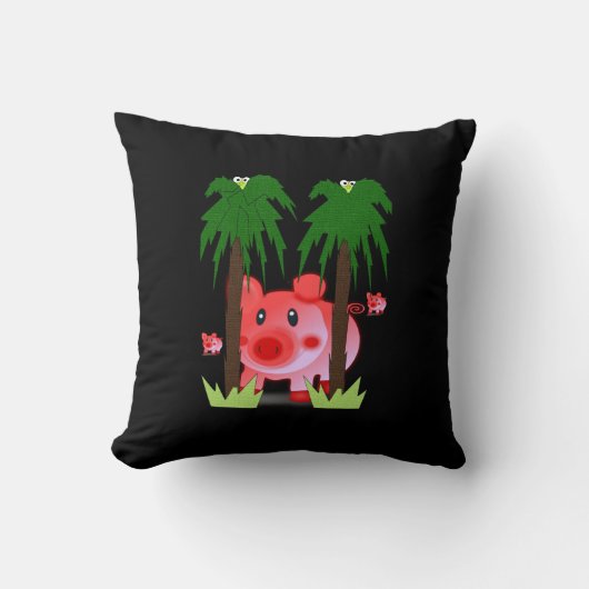 Throw Pillow Pig Kissen (Vorderseite)