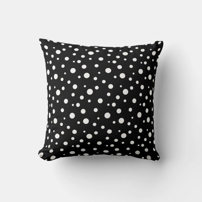 Throw Pillow-Polka Dots Kissen (Vorderseite)