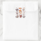 Throw Pillow Quadratischer Aufkleber (Tasche)