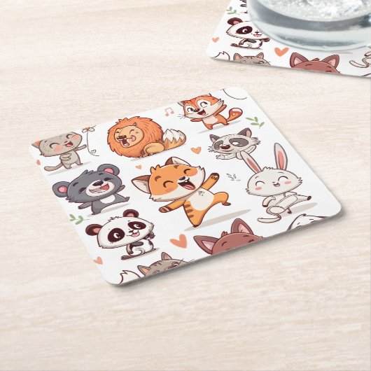 Throw Pillow Rechteckiger Pappuntersetzer (angewinkelt)