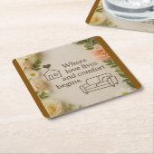 Throw Pillow Rechteckiger Pappuntersetzer (angewinkelt)