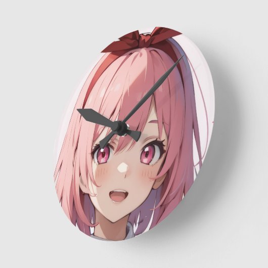 Throw Pillow Runde Wanduhr (Winkel)