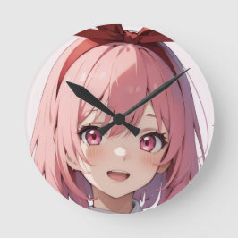 Throw Pillow Runde Wanduhr