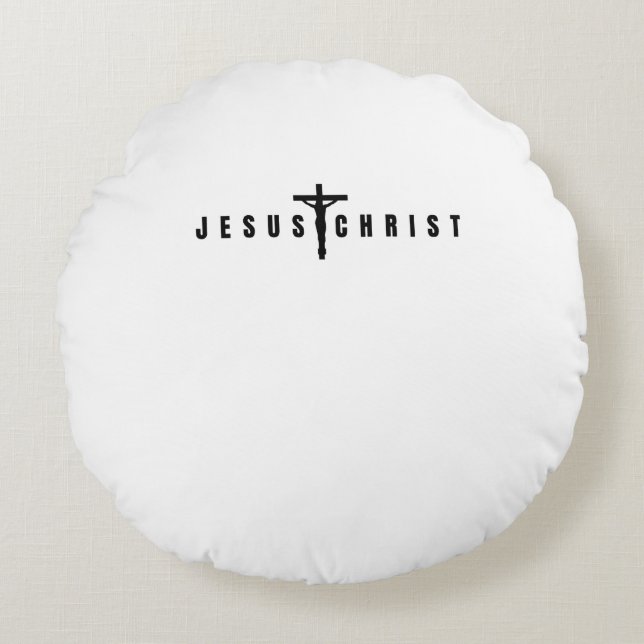 Throw Pillow Rundes Kissen (Vorderseite)