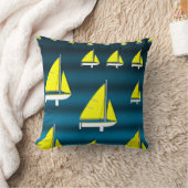 Throw Pillow Sailboat Kissen (Decke)