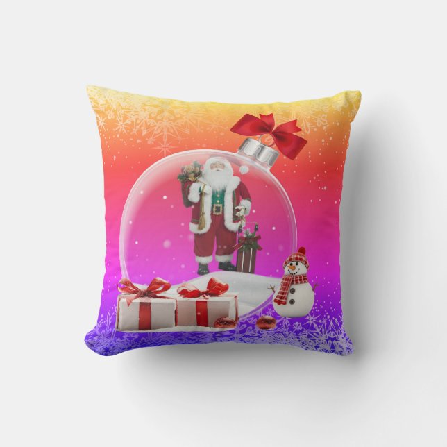 Throw Pillow Santa Claus  Kissen (Vorderseite)
