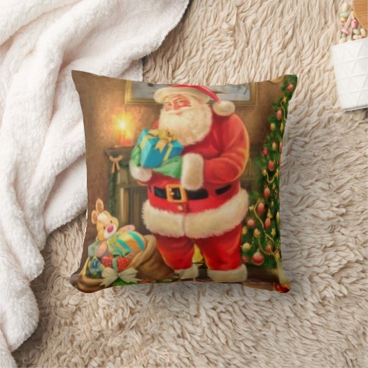 Throw Pillow Santa Clause in the house Kissen (Decke)