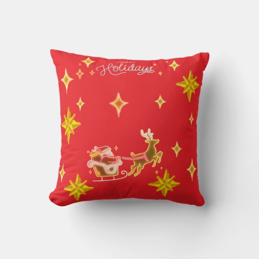 Throw Pillow Santa Clause Kissen (Vorderseite)