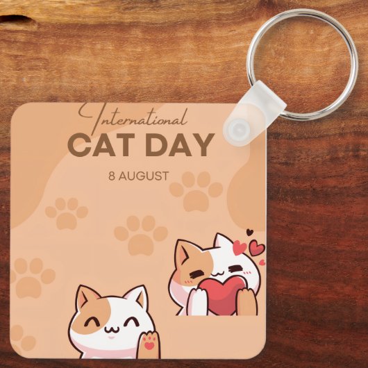 Throw Pillow Schlüsselanhänger (Rückseite)