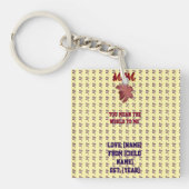 Throw Pillow Schlüsselanhänger (Vorderseite)