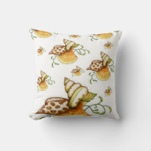Throw Pillow Seashell