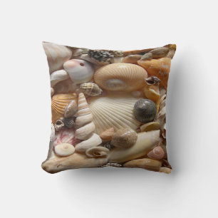 Throw Pillow Seashell Kissen