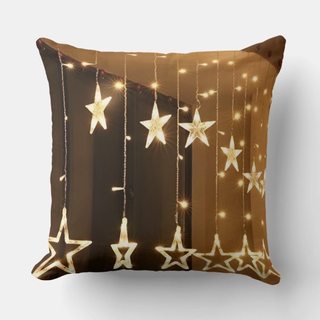Throw Pillow shining star Light Glow of Warm Deam✨ Kissen (Vorderseite)