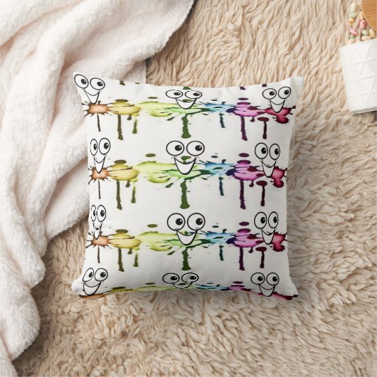 Throw Pillow Smile Kissen (Decke)