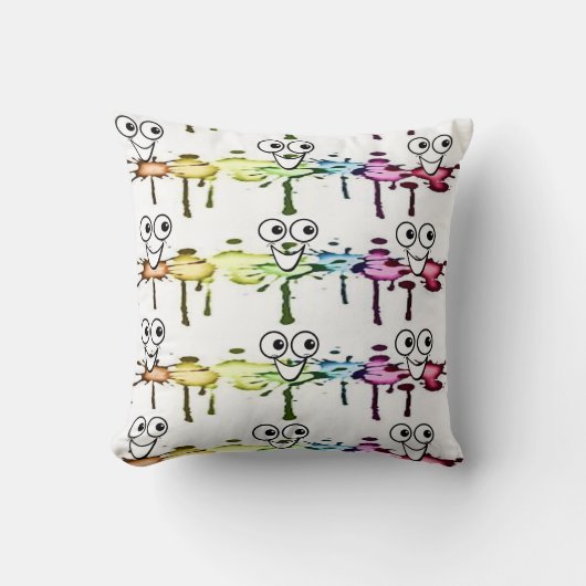Throw Pillow Smile Kissen (Vorderseite)