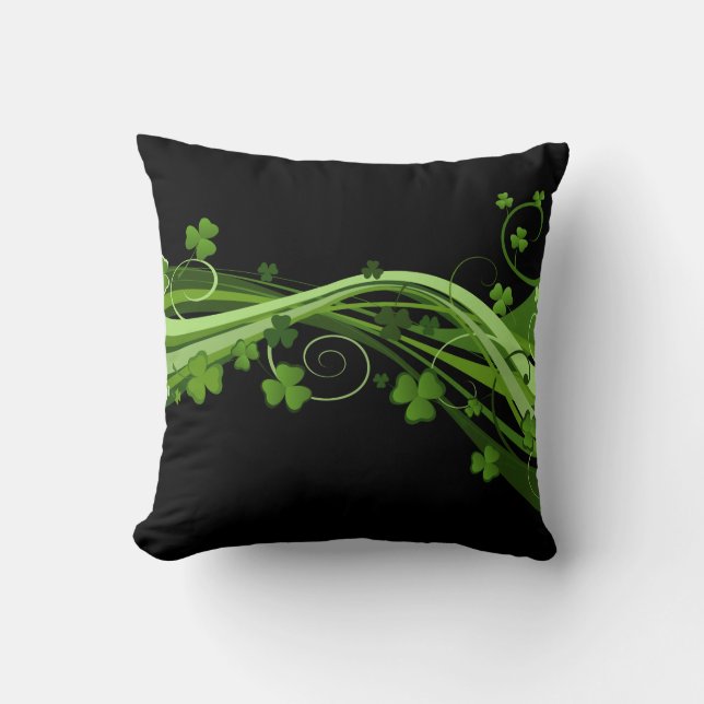 Throw Pillow-St. Patrick's Day Kissen (Vorderseite)