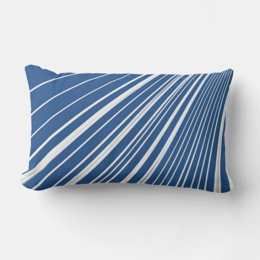 Throw Pillow Stripe Dark Blue Lendenkissen (Vorderseite)