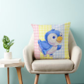 Throw Pillow Toy Bird Gingaham Kissen (Stuhl )