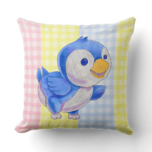 Throw Pillow Toy Bird Gingaham