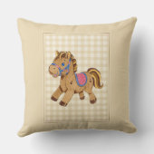 Throw Pillow Toy Pferd Kissen (Rückseite)