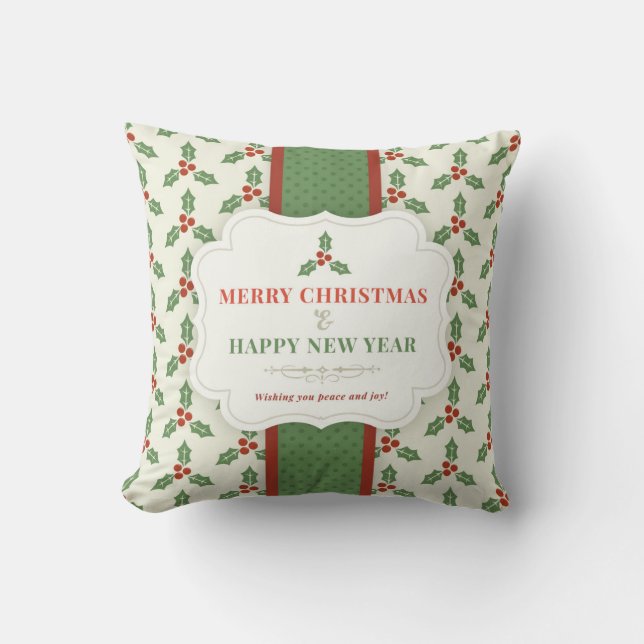 Throw Pillow Weihnachten Kissen (Vorderseite)
