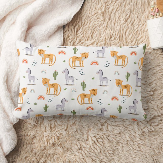 Throw Pillow Wild African Animals Lendenkissen (Decke)