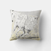 Throw Pillow Wild White Stallion Kissen (Rückseite)