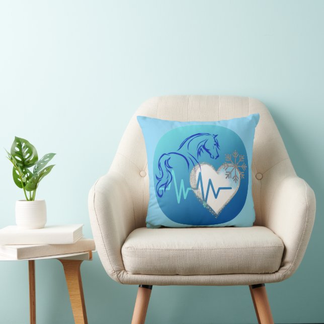 Throw Pillow Winter Design Kissen (Stuhl )