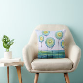 Throw Pillow Wohngestaltung Blue Balloons Kissen (Stuhl )