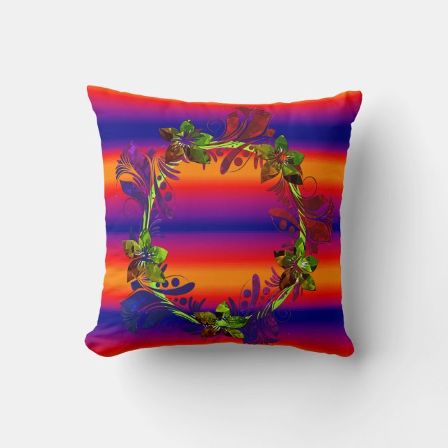Throw Pillow Wreath Kissen (Vorderseite)