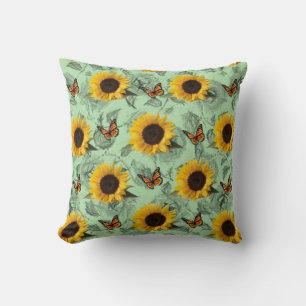 Throw Pillows Sonnenblume Kissen