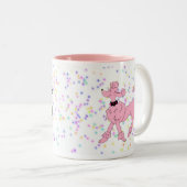 Throw Sass/Pink Poodle Zwei-Tone-Tasse Zweifarbige Tasse (VorderseiteRechts)