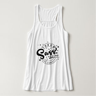 Throw Sass Tank Top