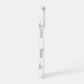 Throwback Atomic Sternexplosion Midjahrhundert Mus iPhone 16 Hülle (Rechte Seite)