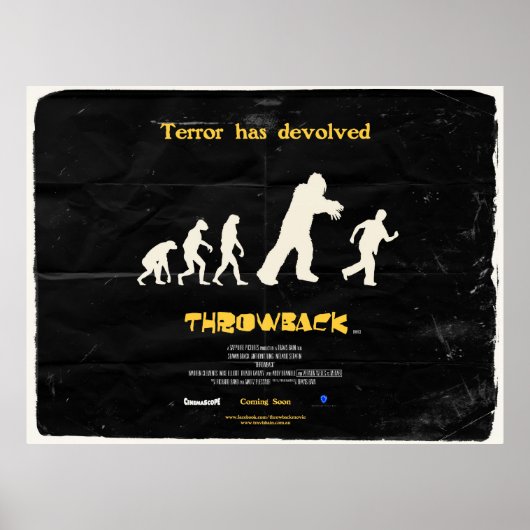 Throwback British Quad Teaser Poster #1 (Vorne)