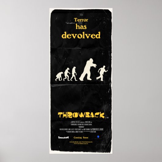 Throwback Daybill Teaser Poster #1 (Vorne)