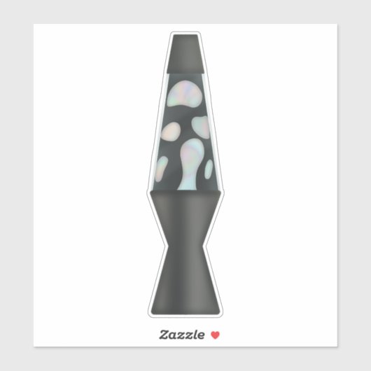 Throwback der 90er - Holographic Bubble Lamp Aufkleber (Blatt)