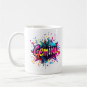"Throwback Gemini der 90er Jahre: Spritzer Paint T Kaffeetasse (Links)