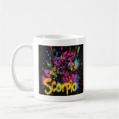 "Throwback Scorpio der 90er: Spritzer Paint Tasse" Kaffeetasse (Links)
