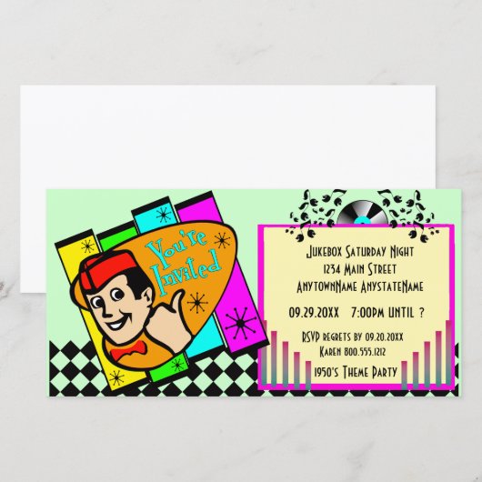 Throwback-Themenveranstaltung (Vorne/Hinten)