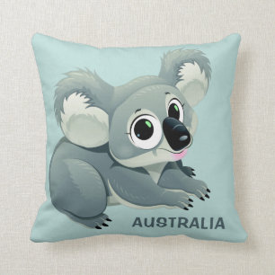 Throwkissen Text des niedlichen Koala Kissen