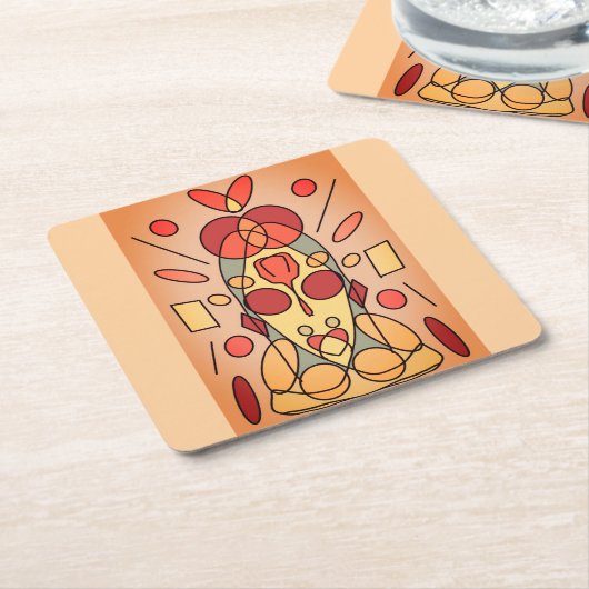 Throwpillows Rechteckiger Pappuntersetzer (angewinkelt)