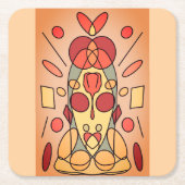 Throwpillows Rechteckiger Pappuntersetzer (Vorderseite)