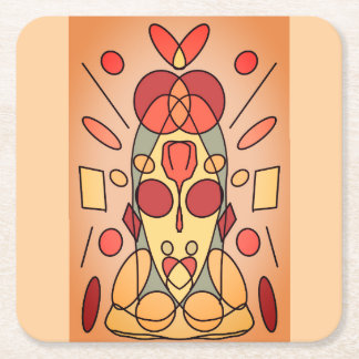 Throwpillows Rechteckiger Pappuntersetzer