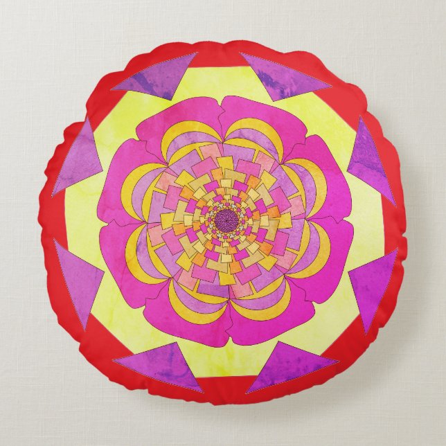 Throwpillows Rundes Kissen (Vorderseite)