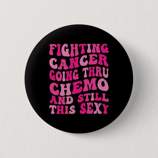 Thru Chemo Inspiration Brustkrebs Wissen Button (Vorderseite)