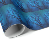 Thru das Abstrakte Muster des Glases, des blauen S Geschenkpapier (Rolleneckpunkt)