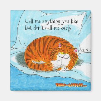 Thru, das Cat Flap Magnet - "Ruf mich nicht früh a